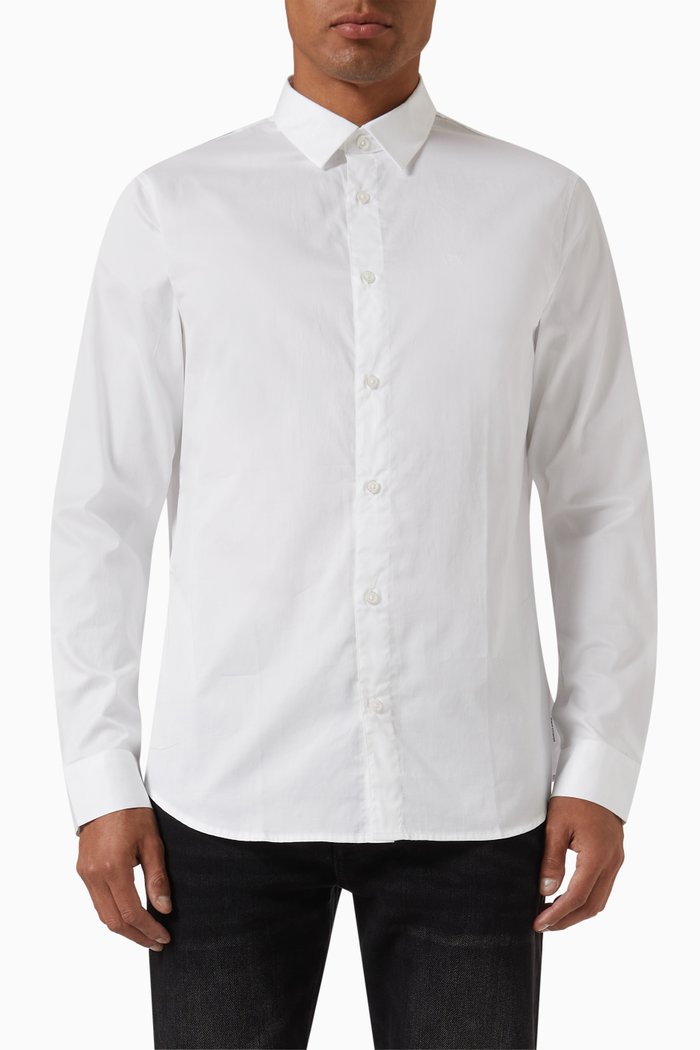 

Meta Nature Shirt in Cotton, White