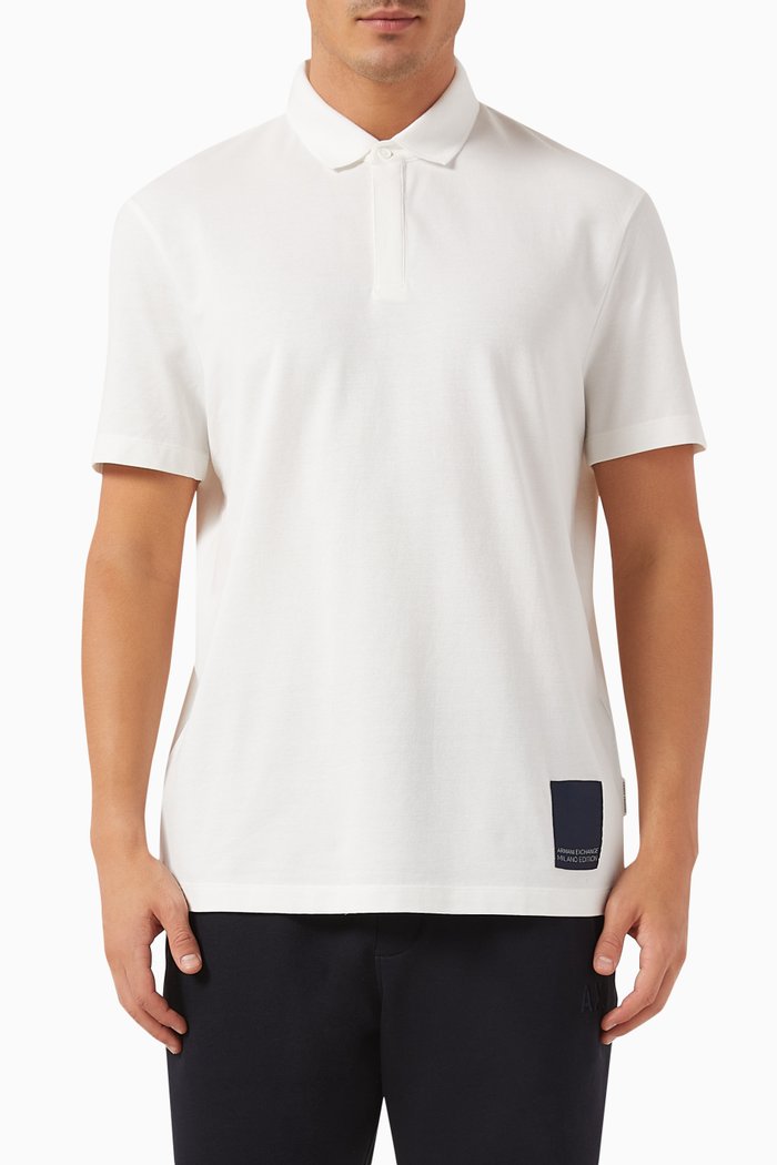 

Milano Edition Polo Shirt in Cotton-piqué, White