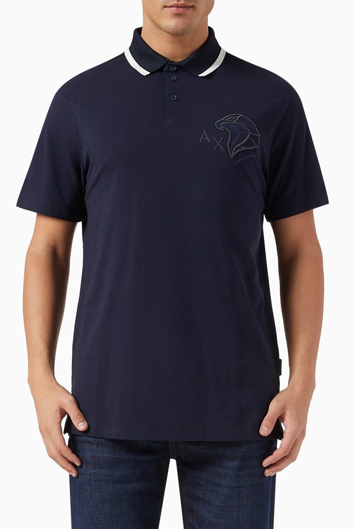

Digital Desert AX Eagle Polo Shirt, Blue