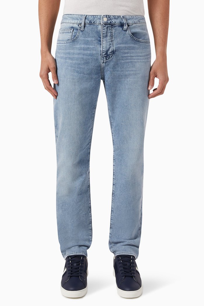 

J13 Mid-rise Slim-fit Jeans, Blue