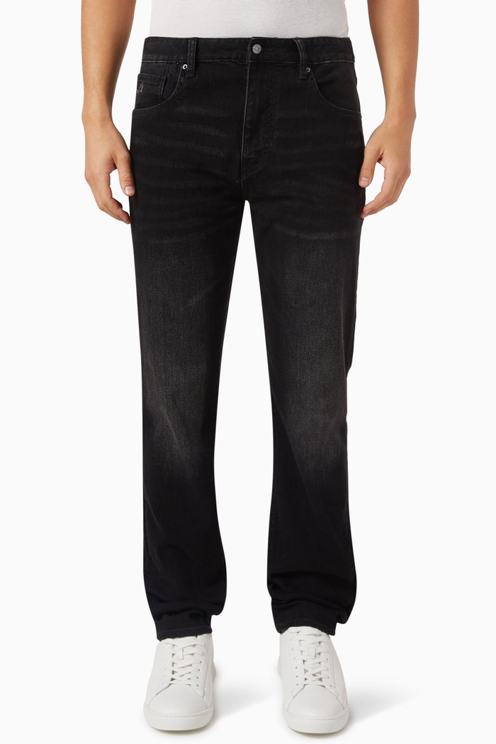 

Slim Fit J13 Jeans in Cotton-denim, Grey