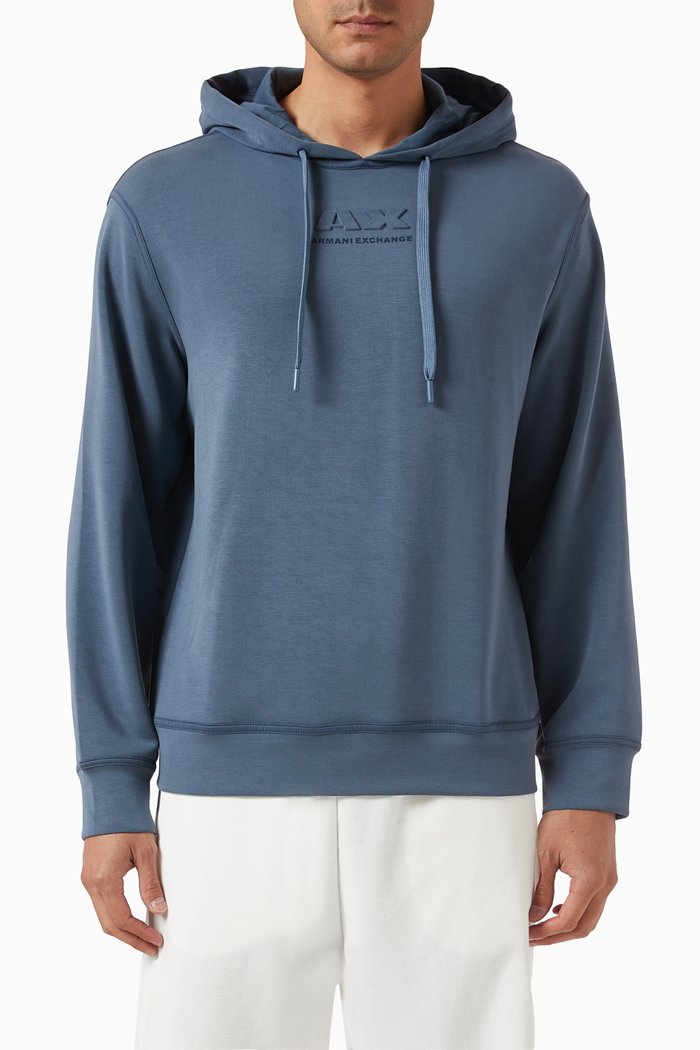 

Digital Desert AX Logo Hooded Sweatshirt, Blue