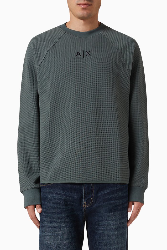 

Digital Desert Logo Sweatshirt in Cotton-blend, Grey