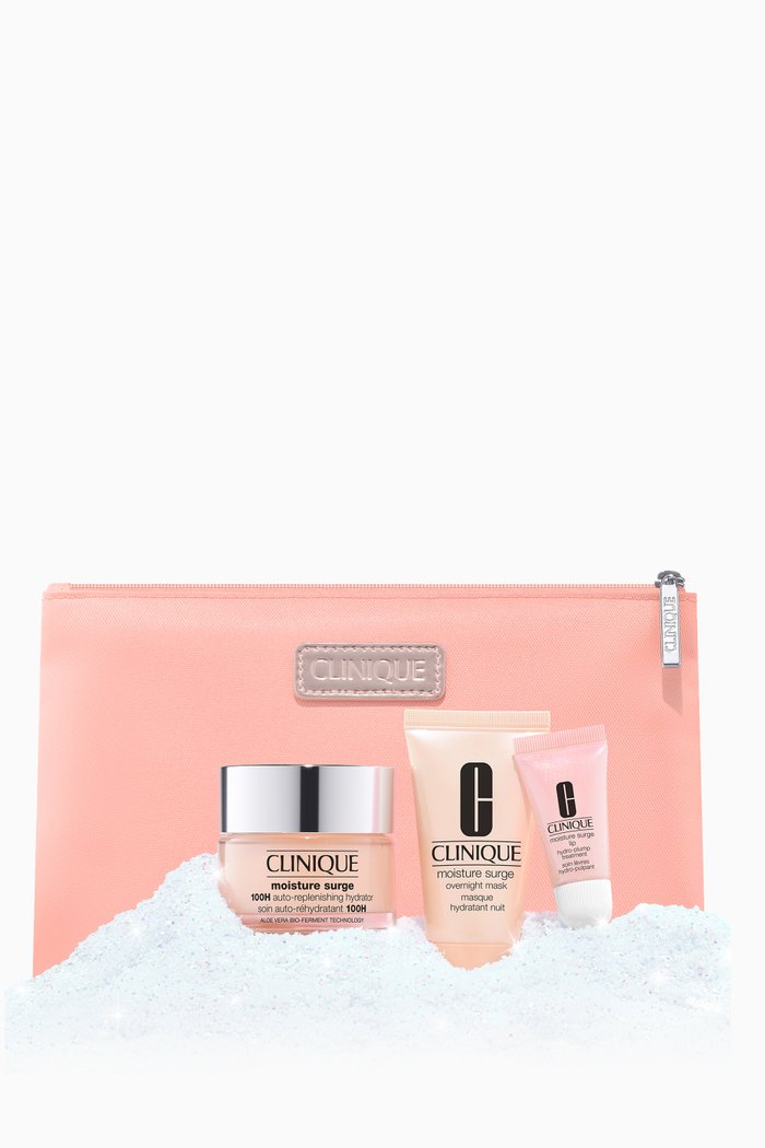 

Moisture Surge Megastars: Hydrating Skincare Gift Set, Colourless