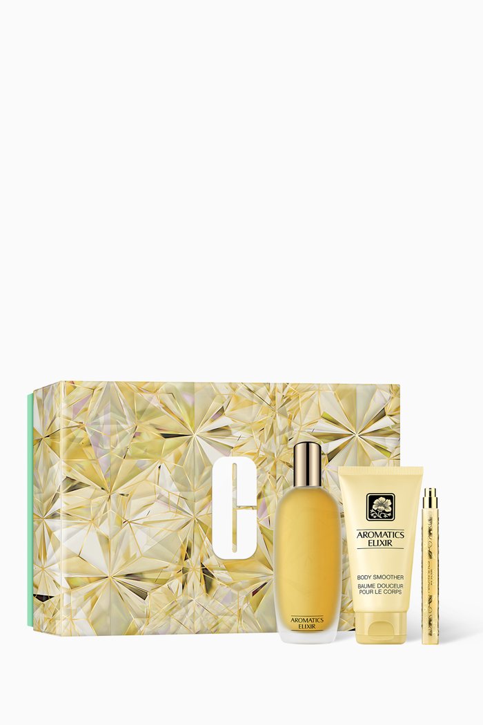 Clinique Aromatics Elixir Riches Fragrance Gift Set, Colourless