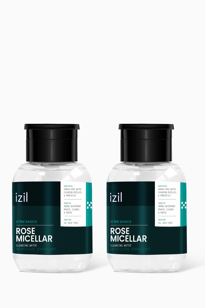 

Rose Micellar Cleansing Water Twin Set, Colourless