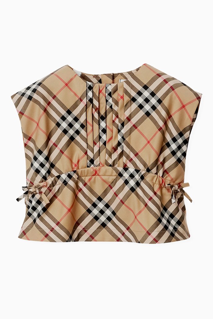 

Check Top in Stretch Cotton, Neutral