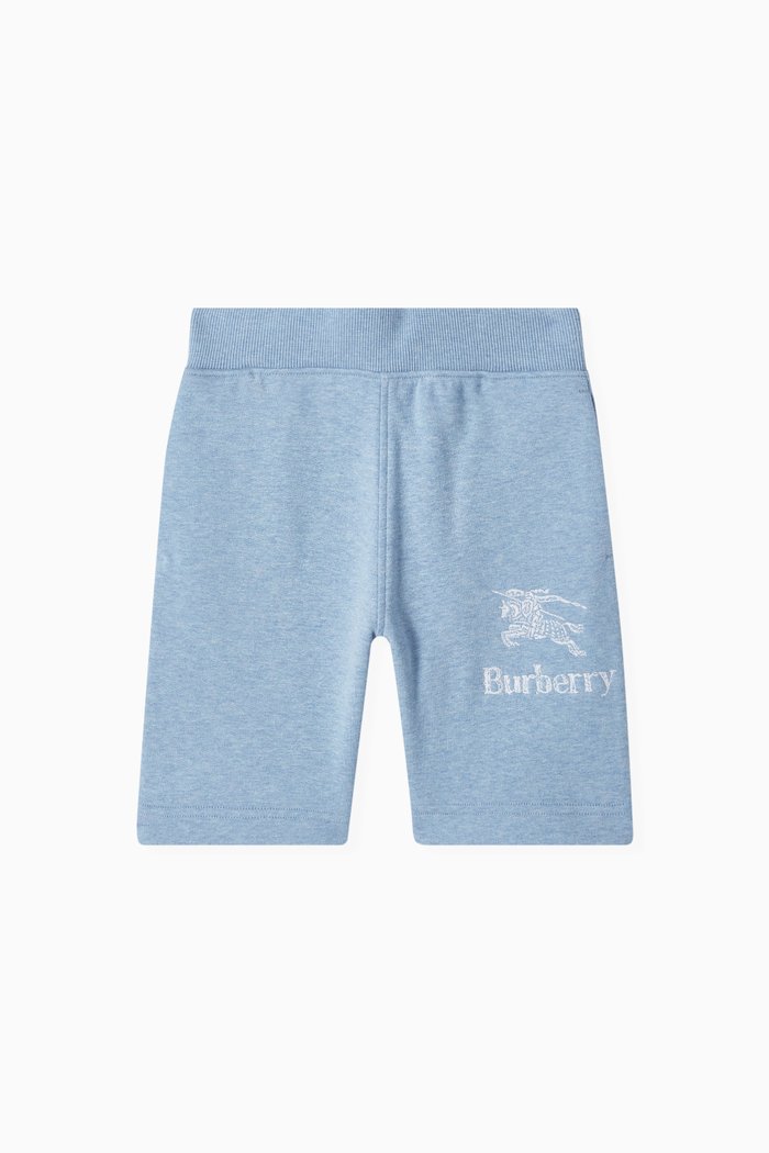 

EKD Embroidered Shorts in Cotton, Blue
