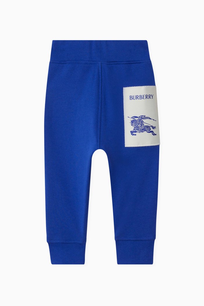 

Logo-patch Sweatpants in Cotton, Blue