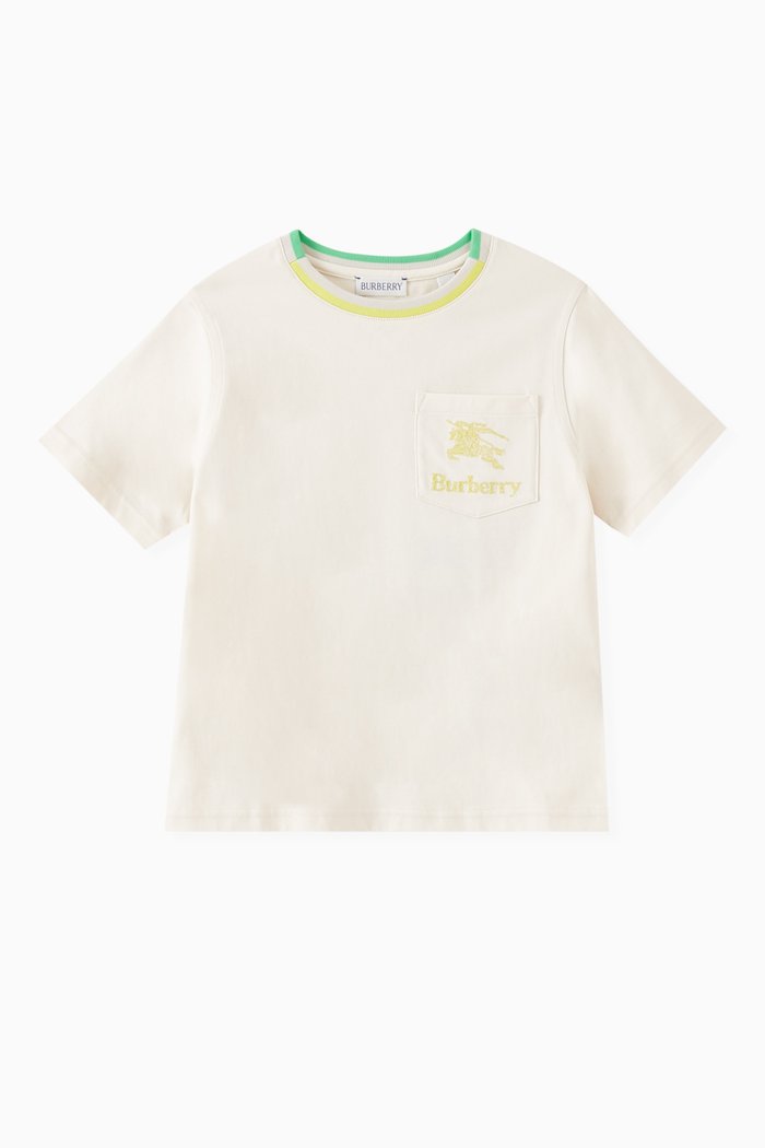 

EKD Embroidered T-shirt in Cotton, Neutral