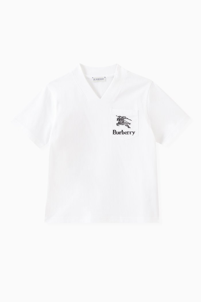 

EKD Embroidered T-shirt in Cotton, White