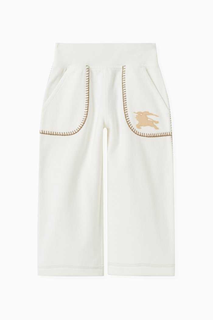 

Logo-patch Sweatpants in Cotton, Neutral