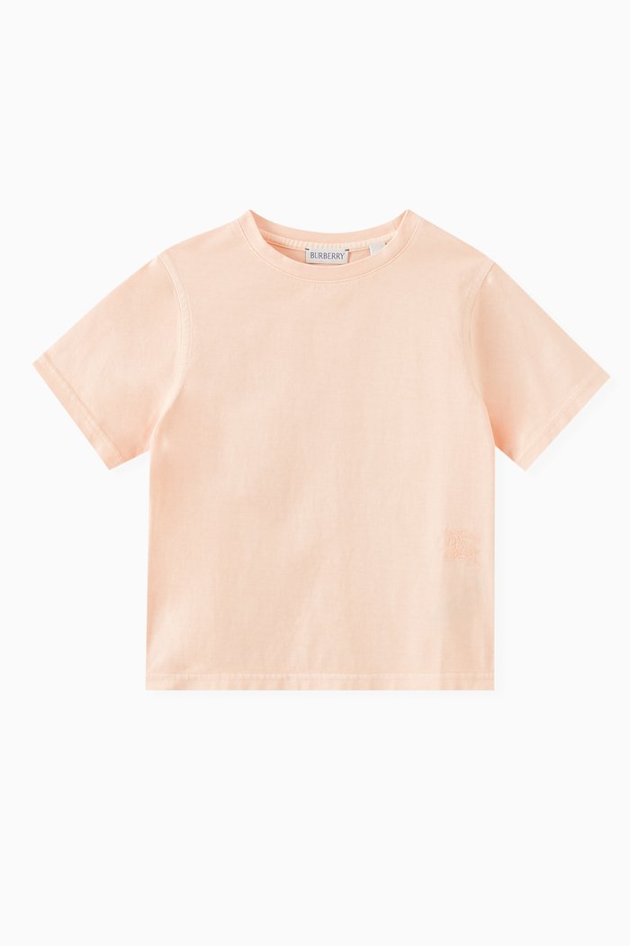 

EKD Embroidered T-shirt in Cotton, Orange