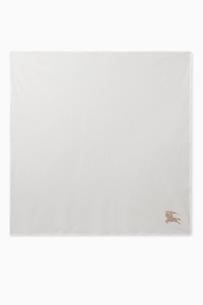 

Polka Dot Blanket in Cotton Jersey, Neutral