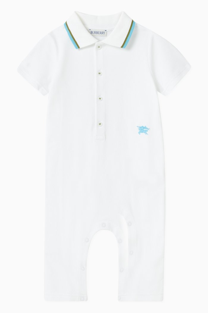 

EKD Playsuit in Stretch Cotton Piqué, White