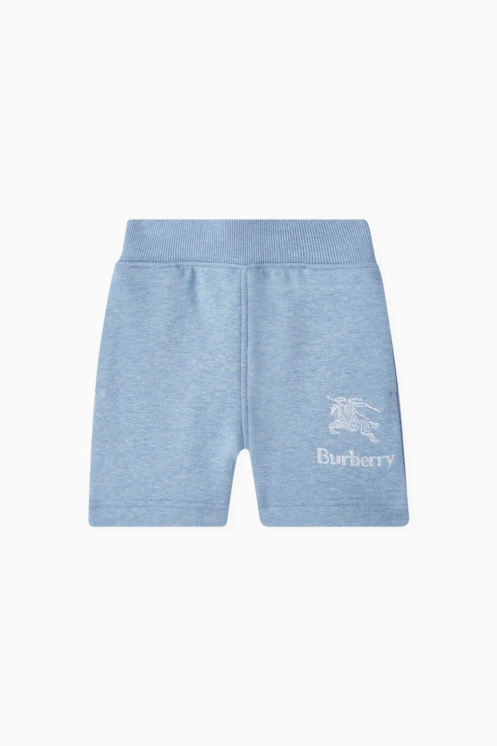 

EKD Embroidered Shorts in Cotton, Blue