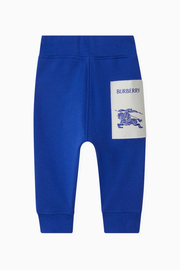 

Logo-patch Sweatpants in Cotton, Blue