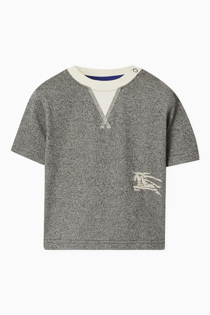 

EKD Logo T-shirt in Cotton Jersey, Grey