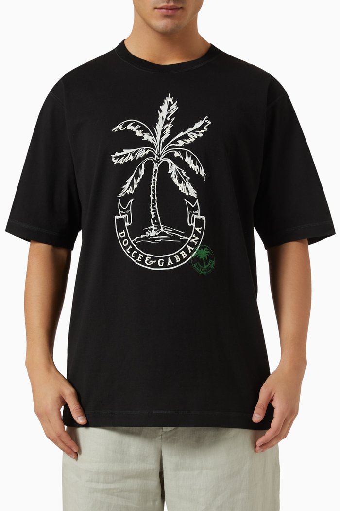 

Banano T-shirt in Cotton, Black