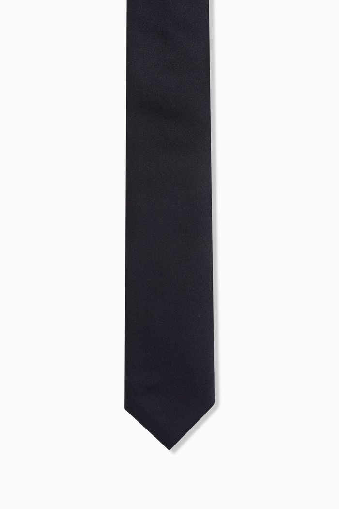 

Solid Tie in Silk Twill, Blue