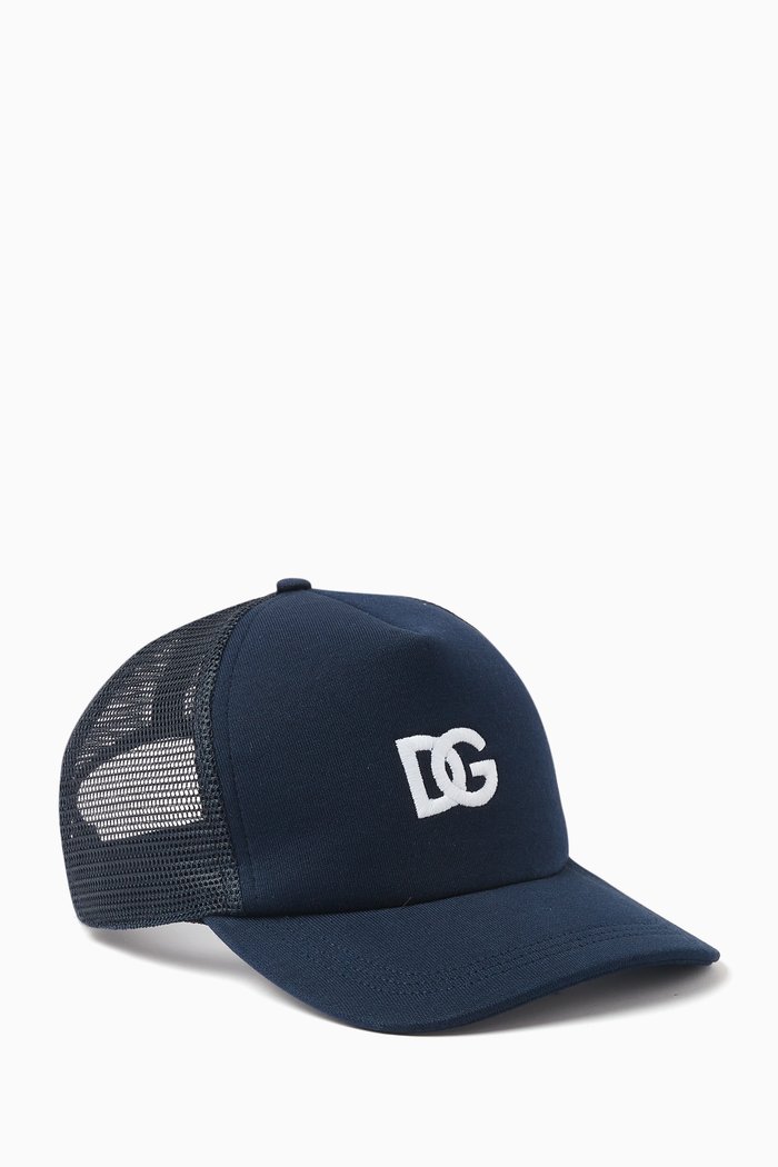 

Interlock DG Trucker Cap in Cotton, Blue