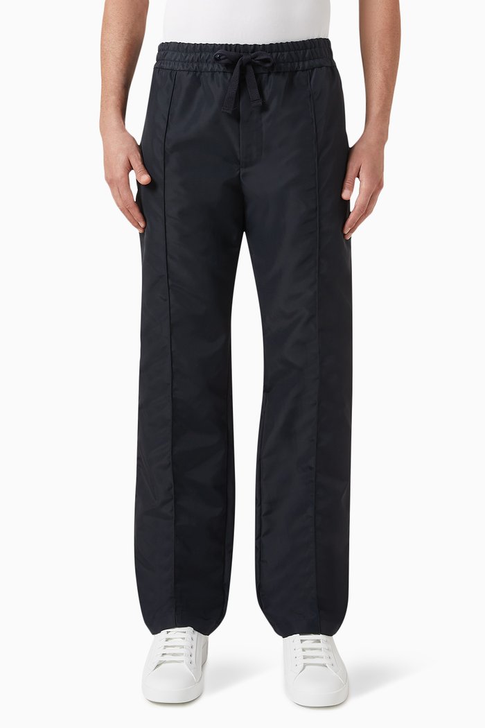 

Panelled Pants in Nylon, Blue