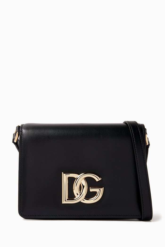 

Small 3.5 Shoulder Bag in Calfskin Leather, Black