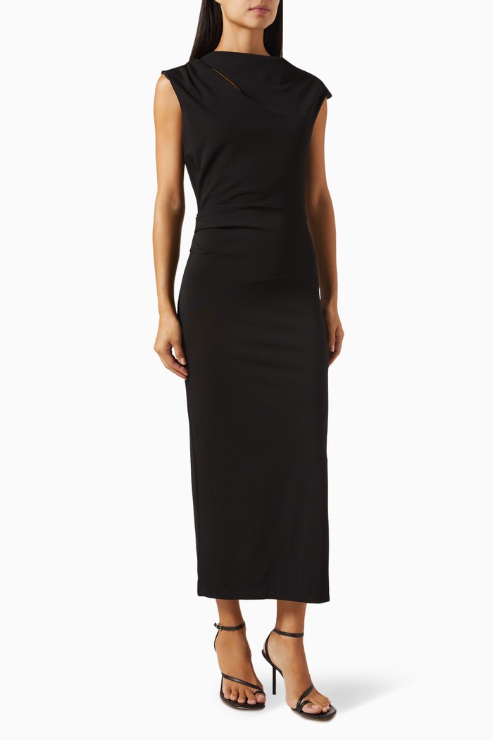

Flo Midi Dress, Black