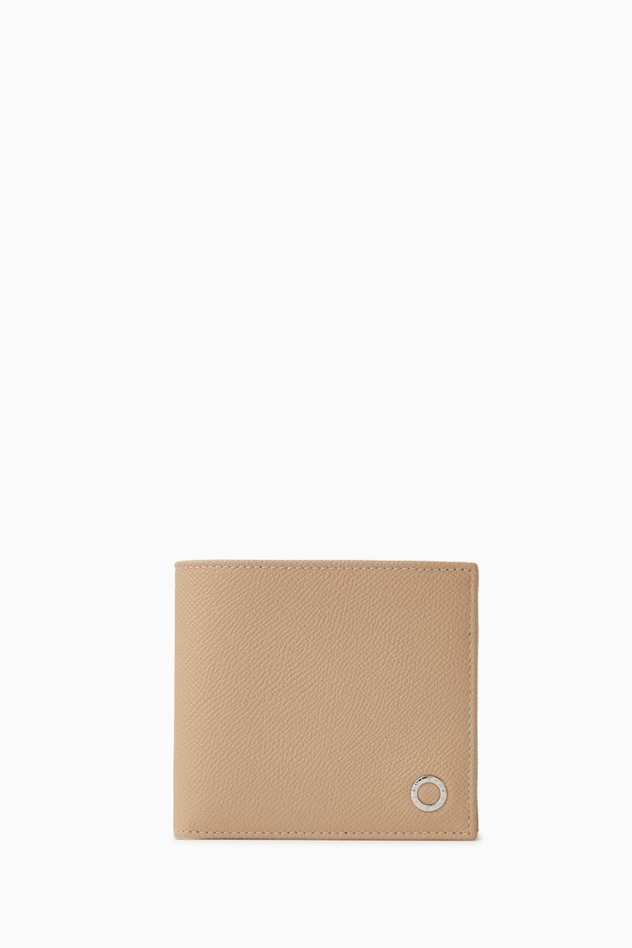 

BVLGARI BVLGARI Bi-fold Wallet in Leather, Brown