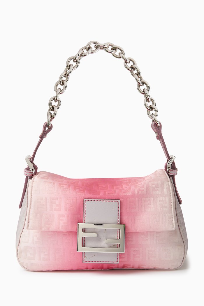 

Pre-owned Monogram Ombré Shoulder Bag in Zucca Canvas, Pink
