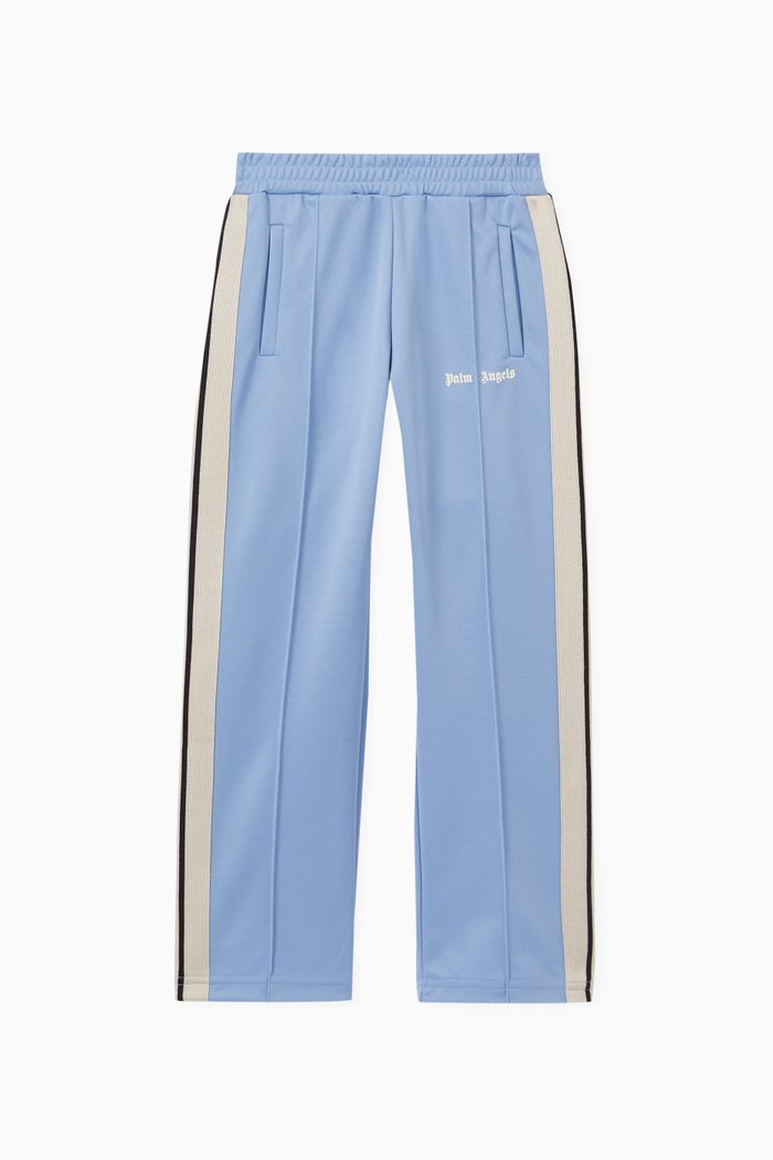 

Logo Print Track-pants in Cotton-blend, Blue