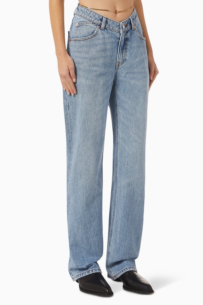 

Nameplate Body Chain Jeans in Denim, Blue