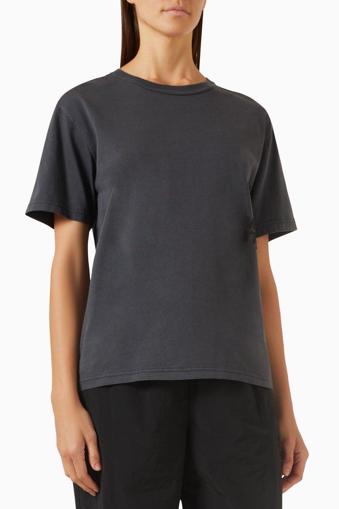 

Puff Logo T-shirt in Cotton Jersey, Black