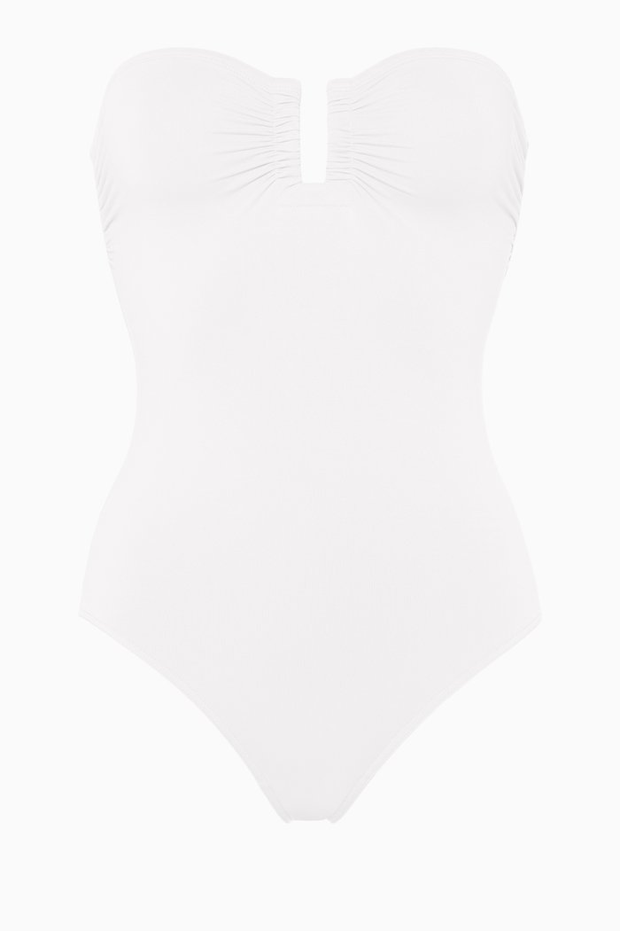 

Cassiopée One-piece Swimsuit in Stretch Nylon, White
