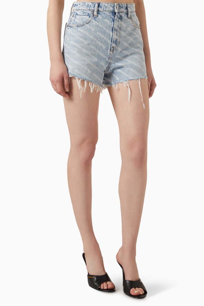 

Bite High-waist Shorts in Denim, Blue