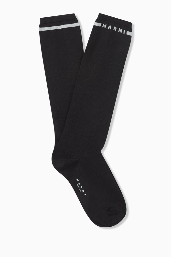 

Compact Logo Socks in Nylon, Black
