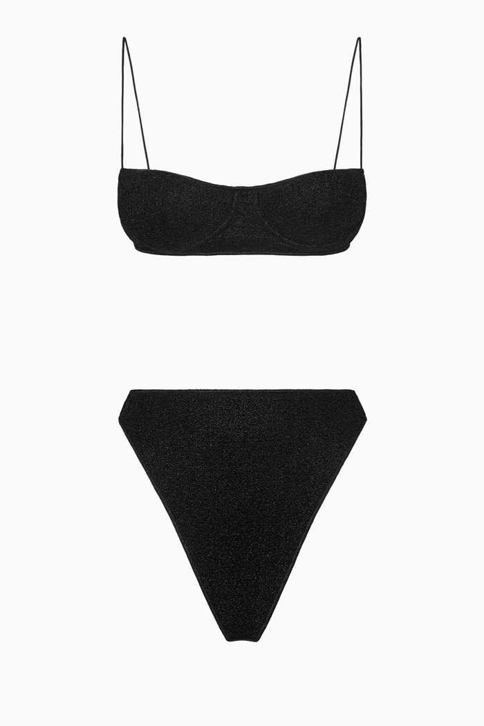

Lumiere Balconette Bikini Set, Black