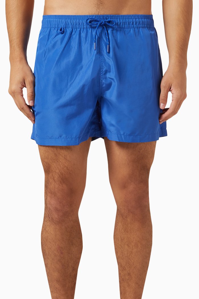 

Mauritius Swim Shorts in Recycled Poly-blend, Blue