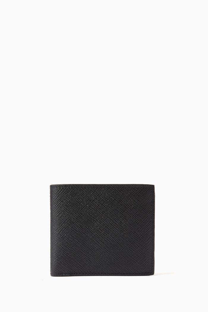 6 Card Slot Wallet in Panama, Black