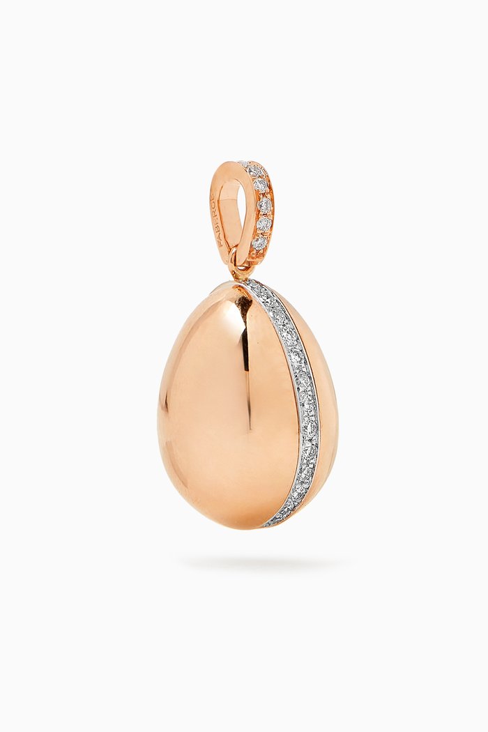 

Heritage Diamond Egg Charm in 18kt Rose Gold