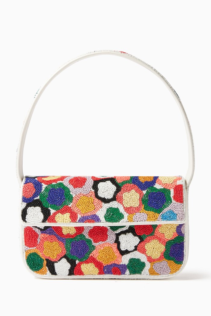 

Tommy Floral Bouquet Beaded Shoulder Bag, Multicolour