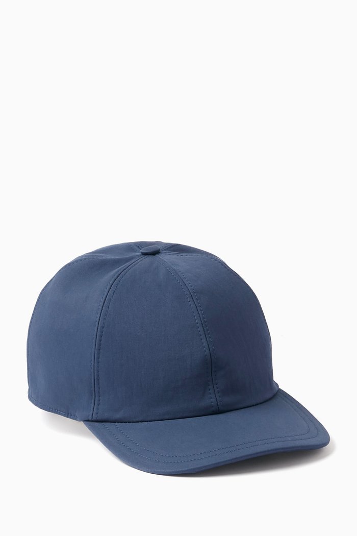 Cap in Cotton Twill, Blue
