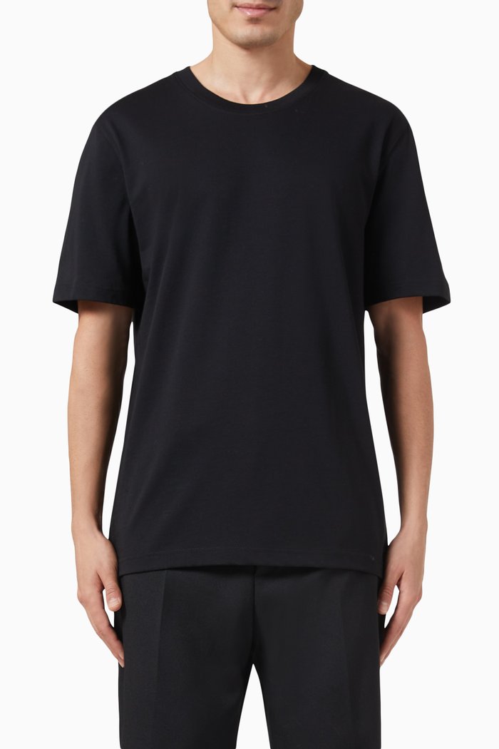 

T-shirt in Organic Supima Cotton Single Jersey, Black