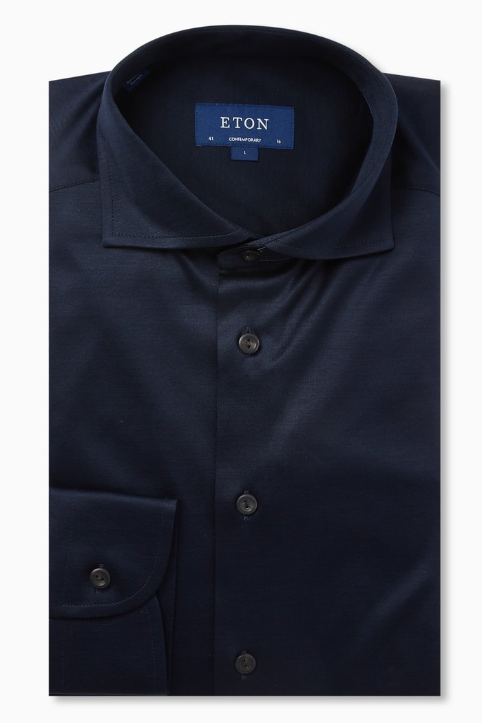 

Filo di Scozia Shirt in Cotton, Blue