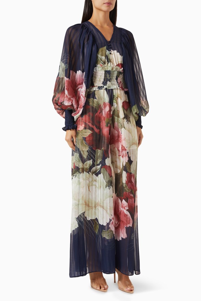 

Atonal Jumpsuit in Georgette, Multicolour
