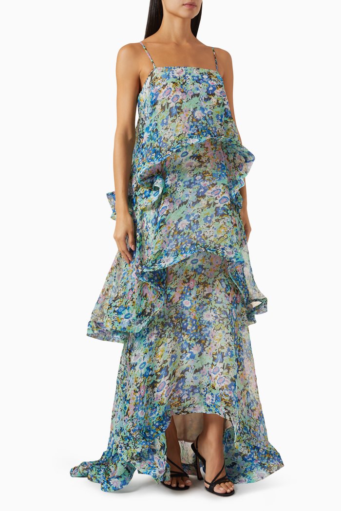 

Armani Tiered Maxi Dress, Multicolour
