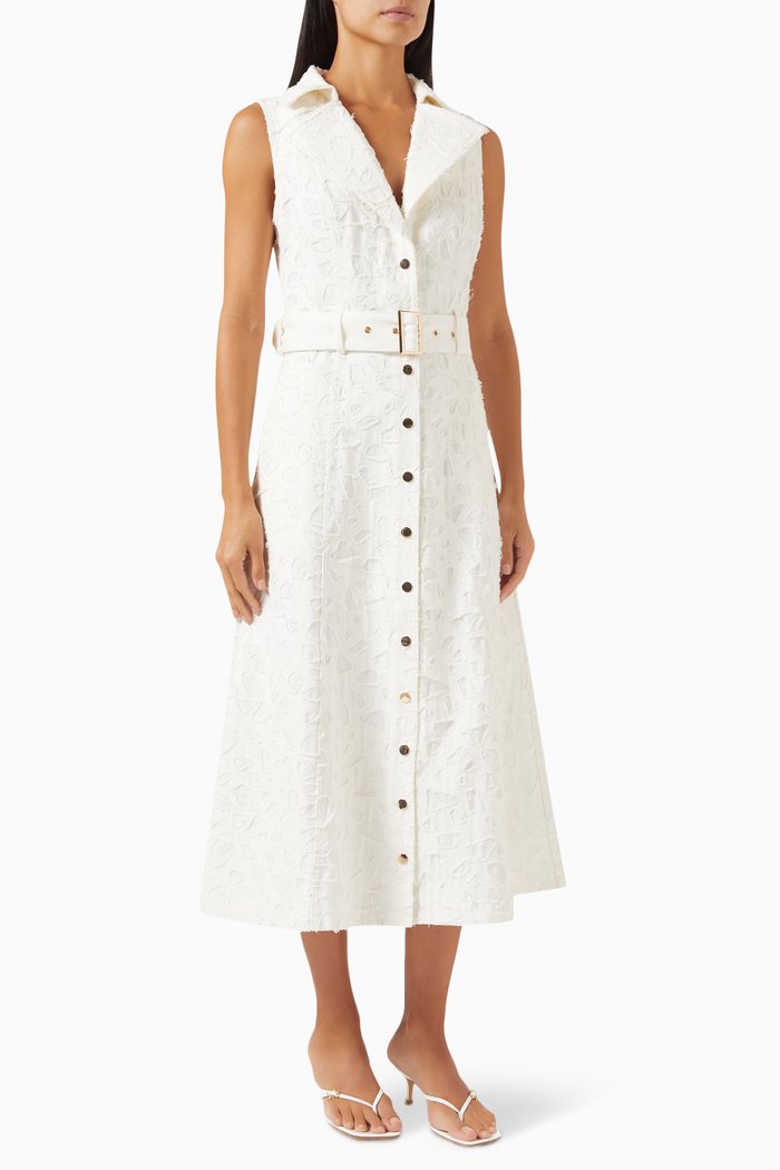 

Caring Midi Dress, White