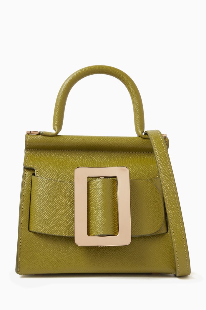

Karl 19 top Handle Bag in Calfskin-leather, Green