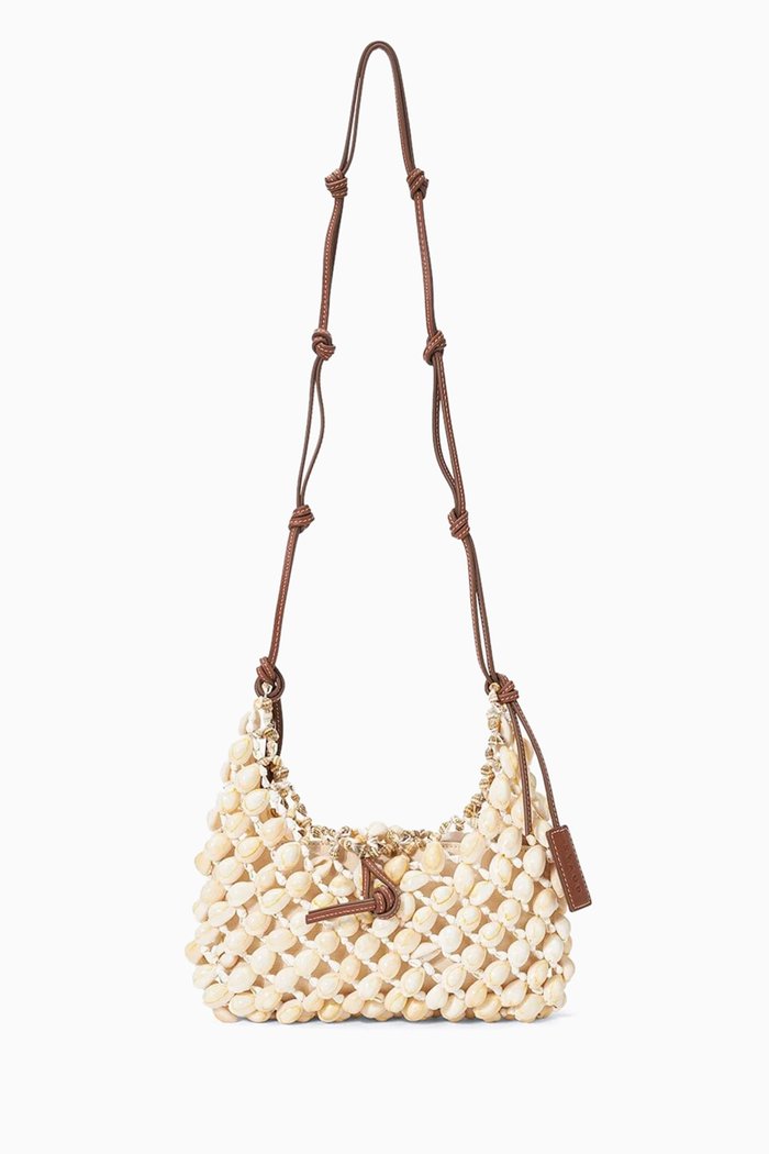 

Vacanza Shell Shoulder Bag, Neutral
