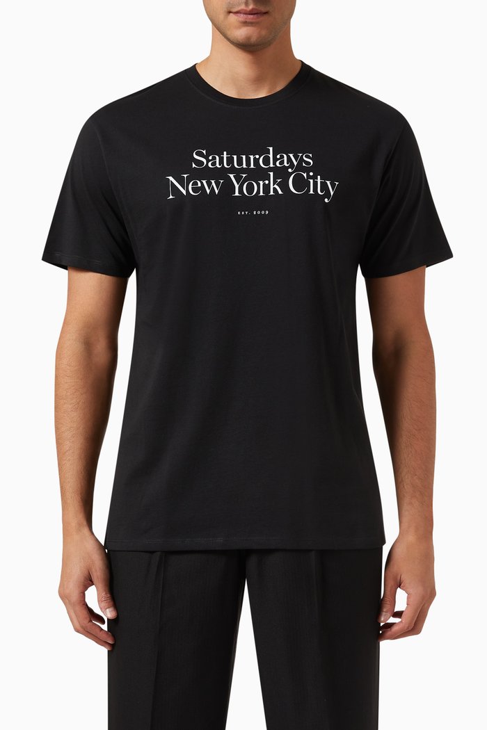 

Miller T-shirt in Cotton Jersey, Black